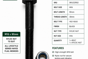 HAMMER or "Y" BLADE BOLT - LIFESTYLE