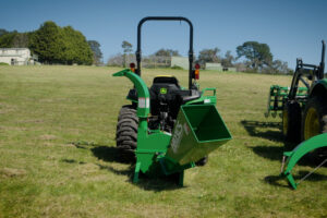 4 Inch gravity feed PTO wood chipper