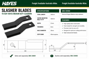 SLASHER BLADES MEDIUM DUTY - PAIR