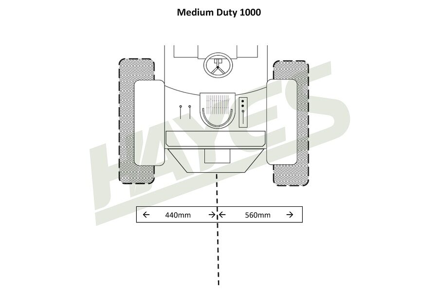 FLAIL MOWER MEDIUM DUTY 1100 - Hayes Products - Tractor Attachments and