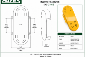 Belt Cover - Premium Flail 1400-2200