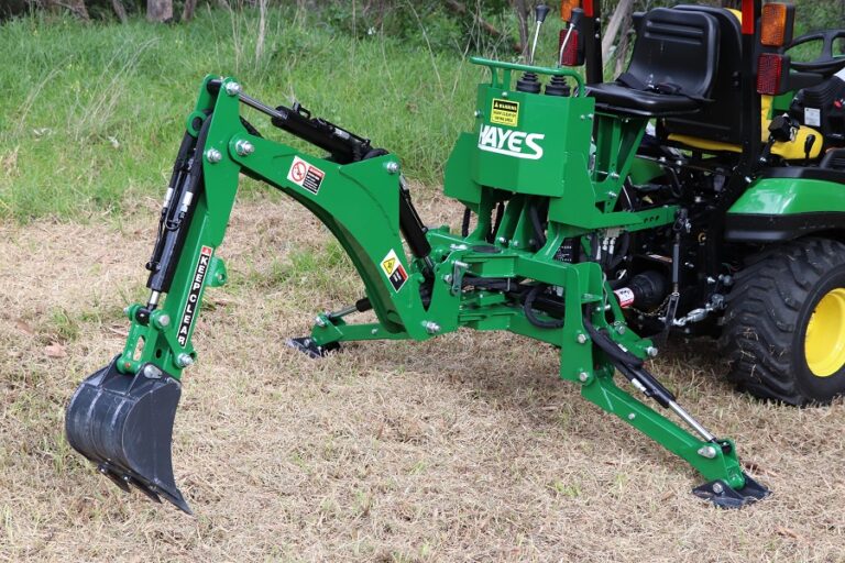 TRACTOR 3 POINT LINK BACKHOE SUB COMPACT Hayes Products Tractor