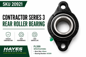 FLAIL MOWER REAR ROLLER BEARING CONTRACTOR SERIES III