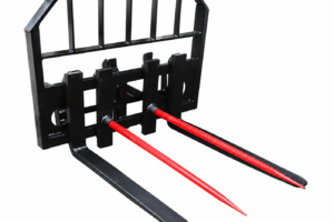 EURO HITCH - PALLET FORKS AND HOOK ON HAY SPEARS 2500KG COMBO