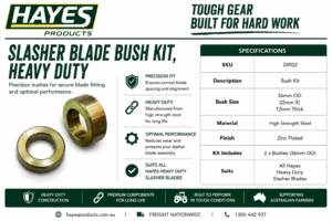 HEAVY DUTY SLASHER BLADE BUSH - PAIR
