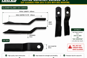 GS SLASHER BLADES 4FT