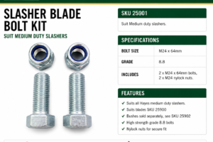 MEDIUM DUTY SLASHER BLADE BOLT KIT
