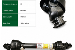 PTO SHAFT - 100HP 1000mm - 1300MM