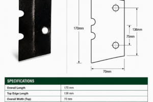 Bolt on Teeth - 14" Auger (pair)