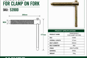 Tension Bolt - Clamp on Forks and Spikes