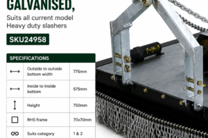 A Frame (Top Mount) - Heavy Duty Slasher Current Model RHS Frame GAL