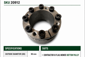 Taper Lock - Contractor Series III & Premium EHD Flail (Bottom)