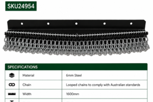 5FT Chain Guard - Heavy Duty Slasher - Rear (one chain guard only)