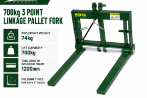 700kg 3 POINT LINKAGE FOLDING PALLET FORK