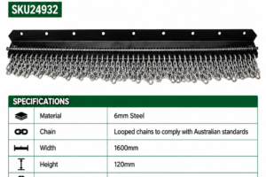 5FT Chain Guard - Heavy Duty Slasher - Front (one chain guard only)