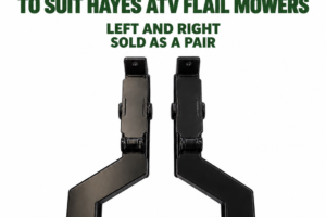 Hayes ATV flail mower left and right wheel brackets SKU 11921