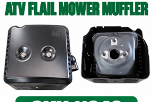 Hayes ATV Flail Mower replacement muffler SKU 11942