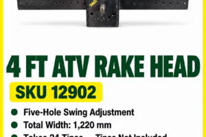 Hayes 4 ft ATV rake head replacement SKU 12902