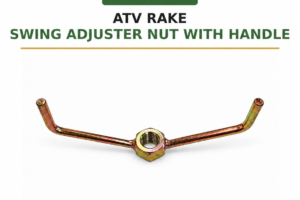 ATV rake swing adjuster nut with handle – SKU 12935