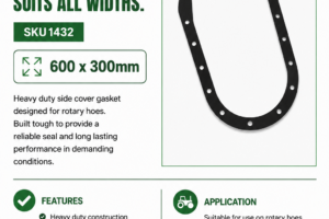 Gasket for HEAVY DUTY Rotary Hoe - Side cover gasket (parts list 5)