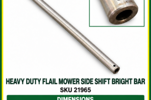 Heavy Duty flail mower side shift bright bar - SKU 21965