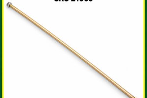 Hayes Contractor Series 3 flail mower side shift bolt for 70 mm bright bar, 1,460 mm long, SKU 21969