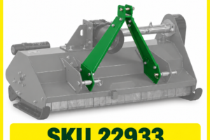 Hayes Lifestyle and Heavy Duty flail mower replacement 3PL A-frame three-piece set SKU 22953