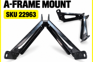 Hayes Medium Duty Flail Mower three-point linkage A-frame mount, SKU 22963