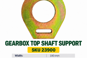 Hayes flail mower gearbox top shaft support SKU 23900
