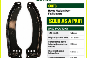 Hayes Medium Duty Flail Mower Skids - Pair - SKU 23960