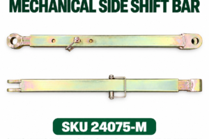 Hayes mechanical side shift bar SKU 24075-M for Contractor Series II and III EHD flail mowers, replacement for hydraulic side shift ram SKU 20950.