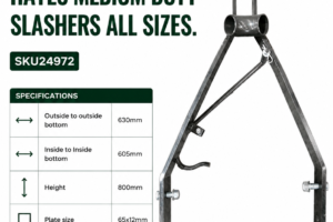 Hayes top-mount A frame for Medium Duty Slasher, SKU 24972