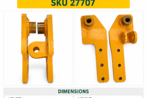 Contractor Series 3 lower A-frame brackets pair 70 mm bright bar SKU 27707