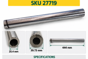 Flail mower side shift back strap bright bar 40 mm - SKU 27719
