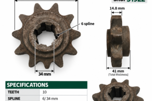 Top Chain sprocket to suit Medium Duty Rotary Hoe