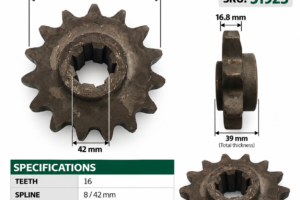Bottom Chain sprocket to suit Medium Duty Rotary Hoe