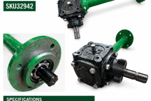 Gearbox and Top shaft - Medium Duty 4.5FT Rotary Hoe