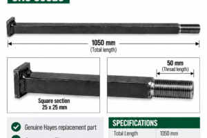 ATV Disc Harrow Axle- 16" Disc Harrows