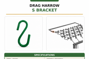 Drag harrow S bracket 141 mm long – SKU 37904