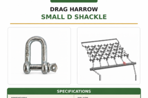 Drag harrow small D shackle – SKU 37905