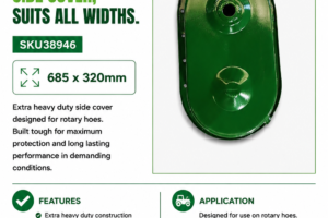 Extra Heavy Duty Rotary Hoe Side Gear Cover for 1800 and 2000