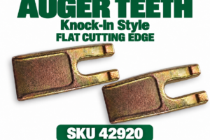 Hayes knock-in auger teeth flat cutting edge pair 89 x 41mm SKU 42920
