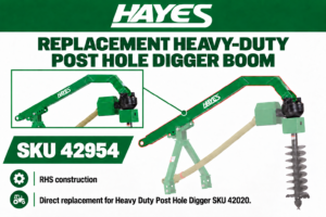 Heavy duty post hole digger boom right-hand side – SKU 42954
