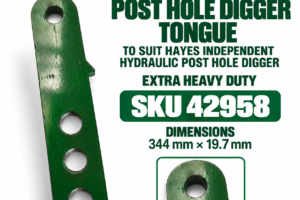 Hayes hydraulic post hole digger tongue extra heavy duty SKU 42958