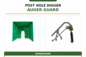 Post hole digger auger guard – SKU 42961