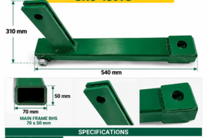 Hayes grader blade main pivot to suit grader wheel kit with rippers - SKU 43973