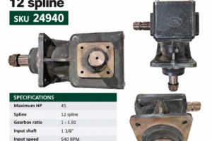 SLASHER GEARBOX  45HP (12 Spline)