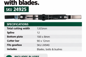 SLASHER CUTTER BAR HEAVY DUTY - 4FT 6" (1560mm)