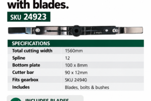 SLASHER CUTTER BAR HEAVY DUTY - 5FT 1" (1560mm)