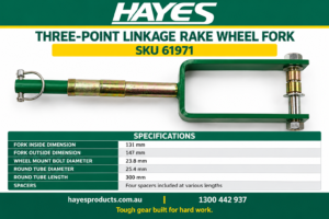 Three-point linkage rake wheel fork - SKU 61971